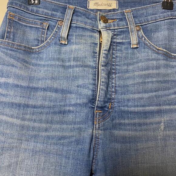 Madewell 11” High Rise Skinny Jeans Denim Medium Wash Size 26 - Picture 7 of 15